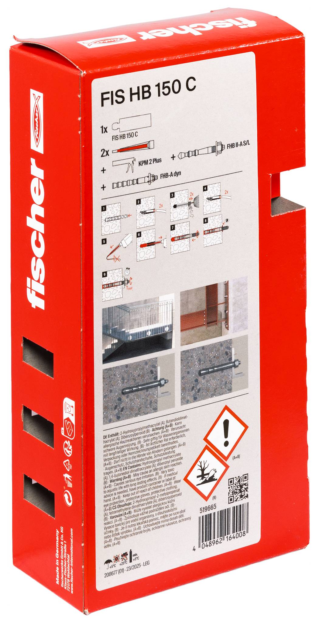 Fischer Mörtel FIS HB 150 C 519665 145 ml-4