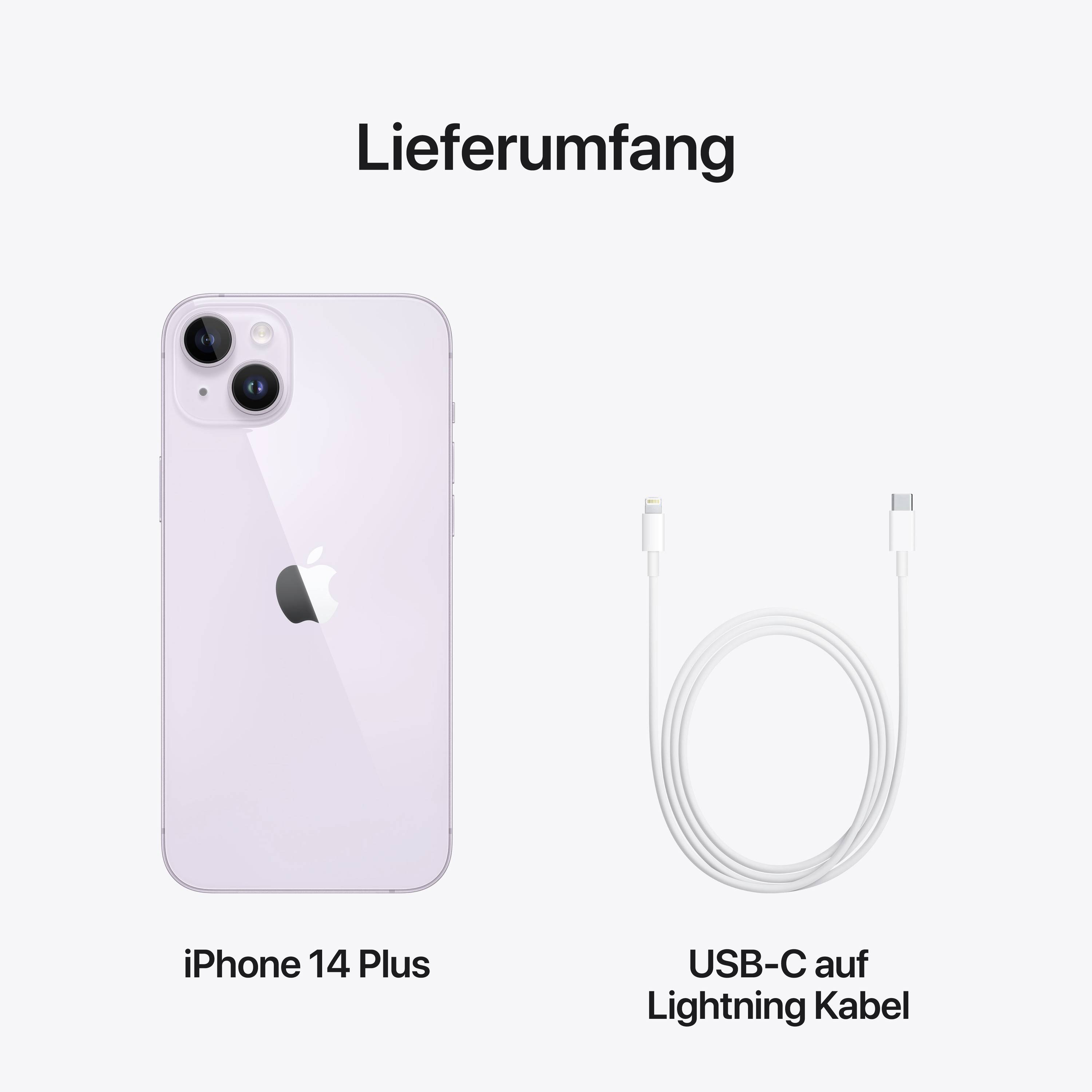 IPhone 14 plus VIOLETT outlets (256gb) + Rechnung