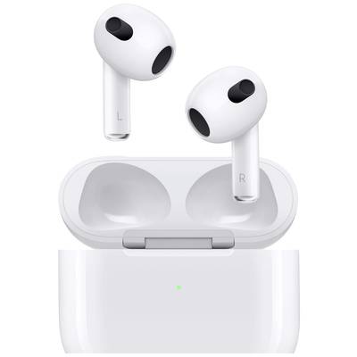Apple AirPods (3. Gen) + Lightning Case   AirPods Bluetooth®  Weiß  Ladecase, Schweißresistent