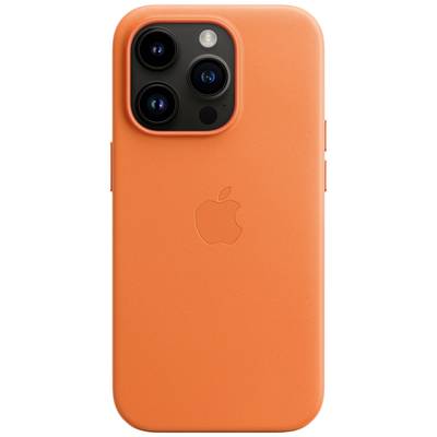 Apple Leather Case MagSafe Case Apple iPhone 14 Pro Orange