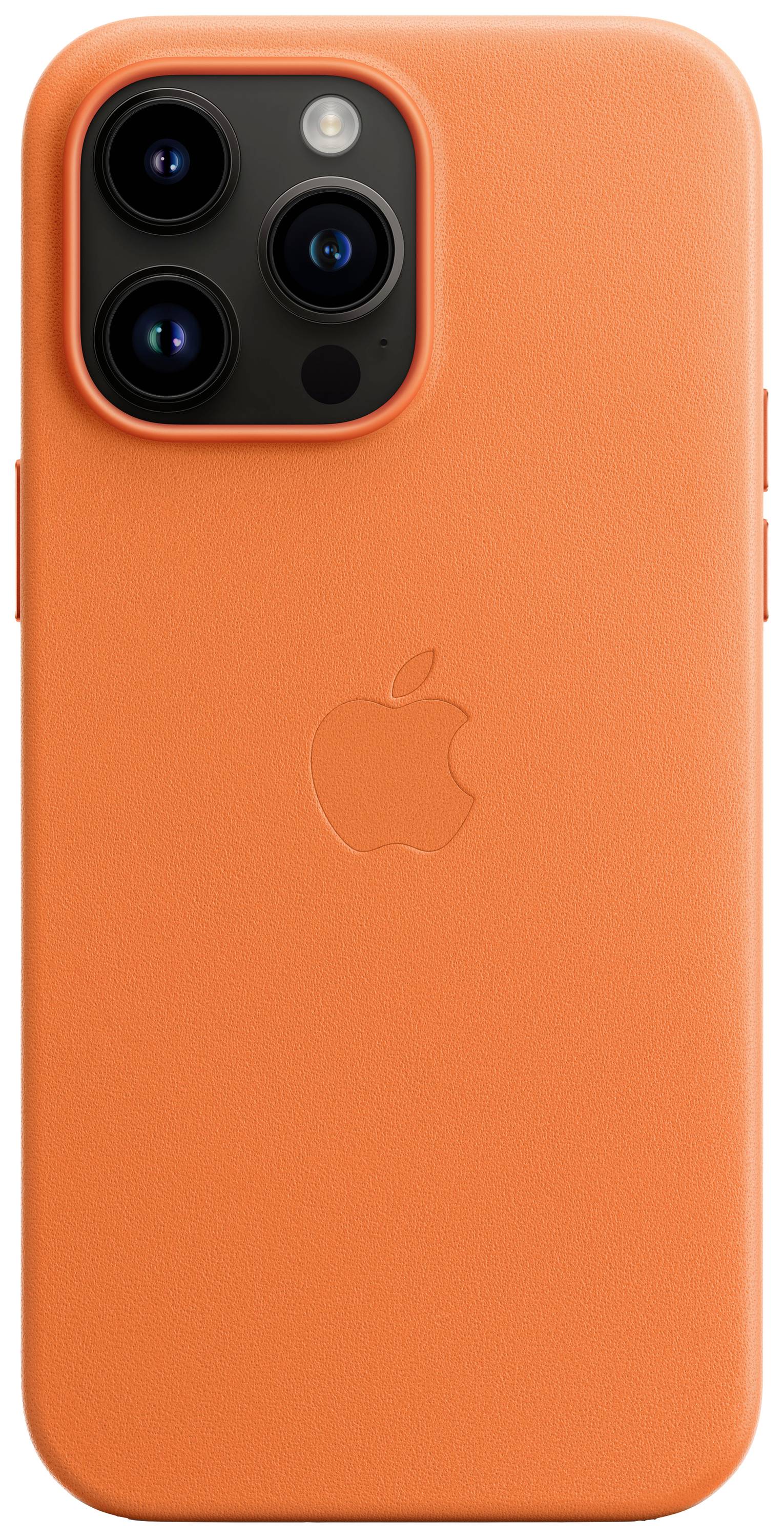 APPLE Leather Case MagSafe Case Apple iPhone 14 Pro Max Orange