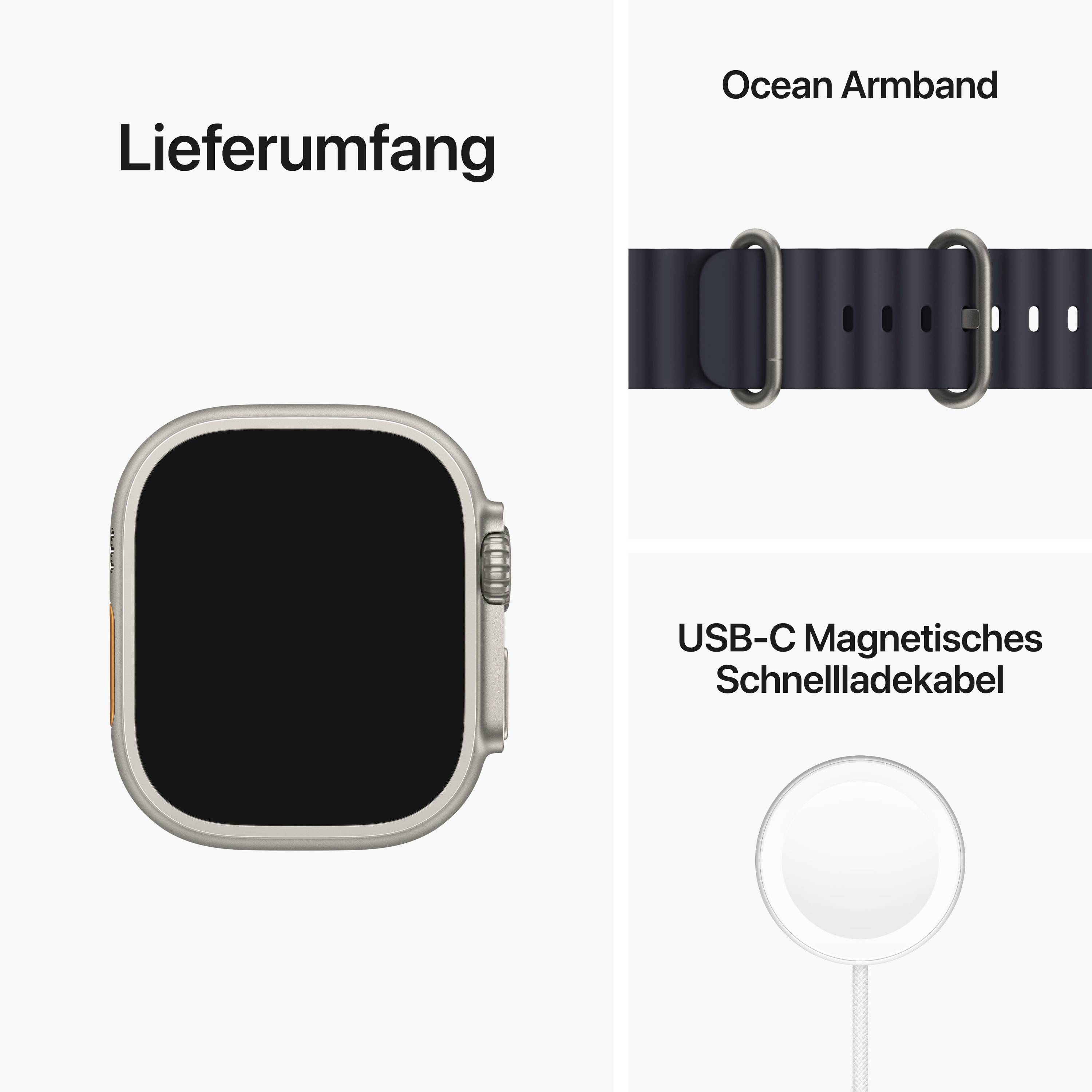 Apple Watch Ultra (1. Gen) Apple Watch Mitternachtsblau-3
