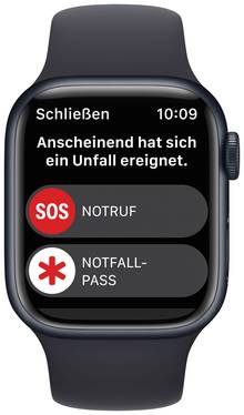 Apple Watch 8 Unfallerkennung