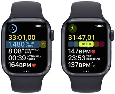 Benutzerdefinierte Workouts auf der Apple Watch 8