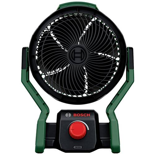 Bosch Home and Garden UniversalFan Tischventilator Grün, Schwarz LED-Kontrollleuchte, mit Beleuchtung