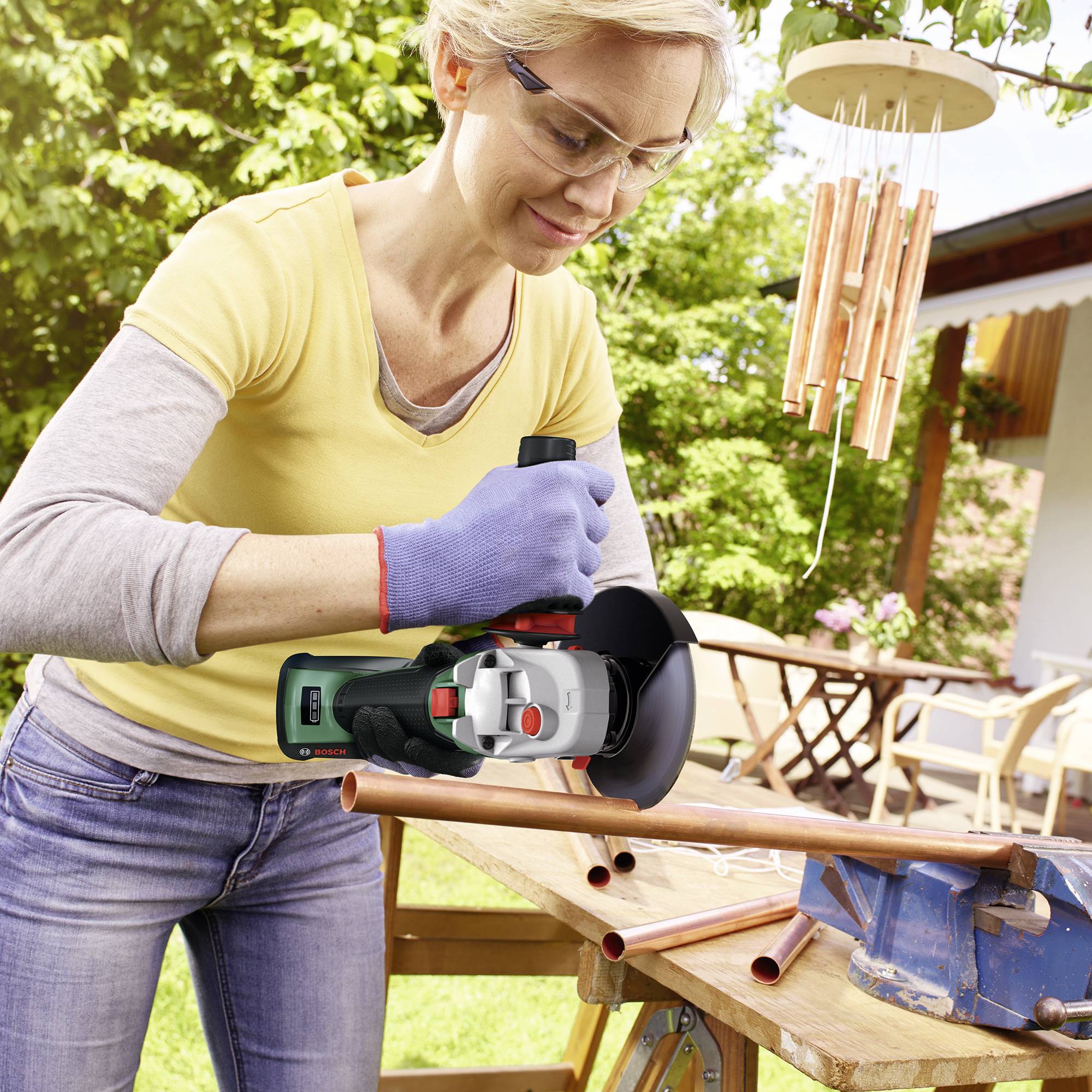 Bosch Home and Garden AdvancedGrind 18-80 06033E5100 Akku