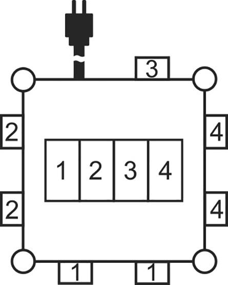 Brennenstuhl Komp. Stromverteiler BSV 3-FI Typ B 2m Multimedia-Technik Zubehör-1