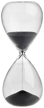 TFA Dostmann  Sanduhr Transparent, Anthrazit analog