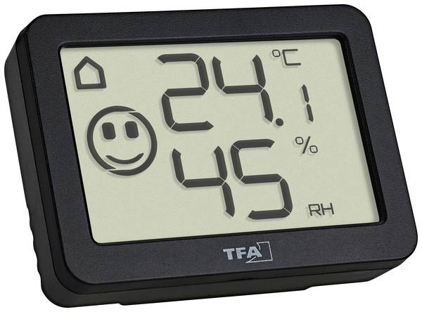 TFA Dostmann Thermo-/Hygrometer Schwarz 30.5055.01