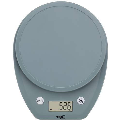 TFA Dostmann MOCHI Küchenwaage digital Wägebereich (max.)=5000 g Türkis 160 x 200 x 29