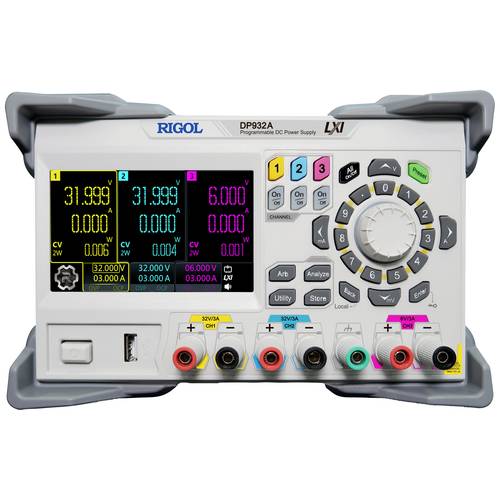 Rigol DP932A Labornetzgerät, einstellbar kalibriert (DAkkS-akkreditiertes Labor) 0 - 32 V/DC 0 - 3 A 210 W USB, LAN Anza...