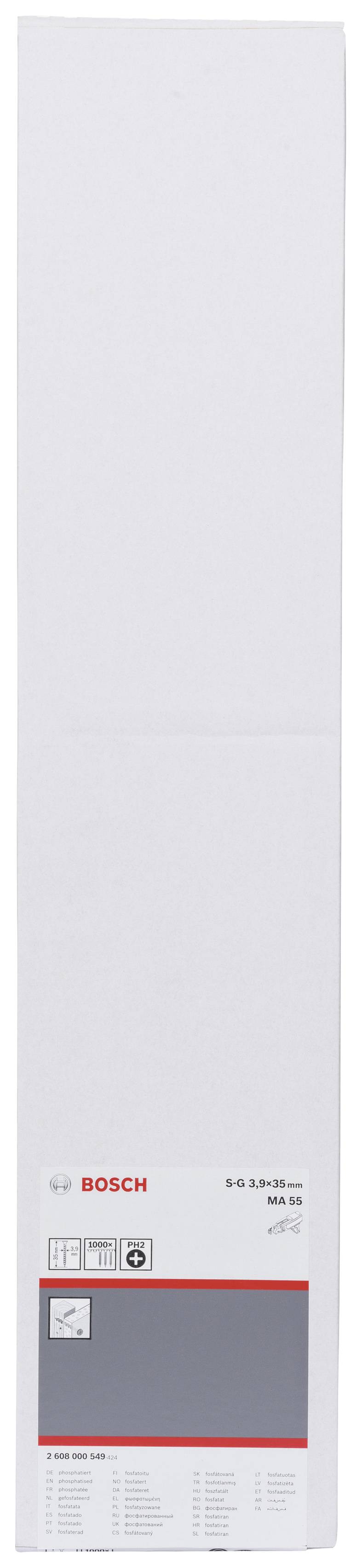 BOSCH 2608000549, Schnellbauschraube S-G 3.9x35-1