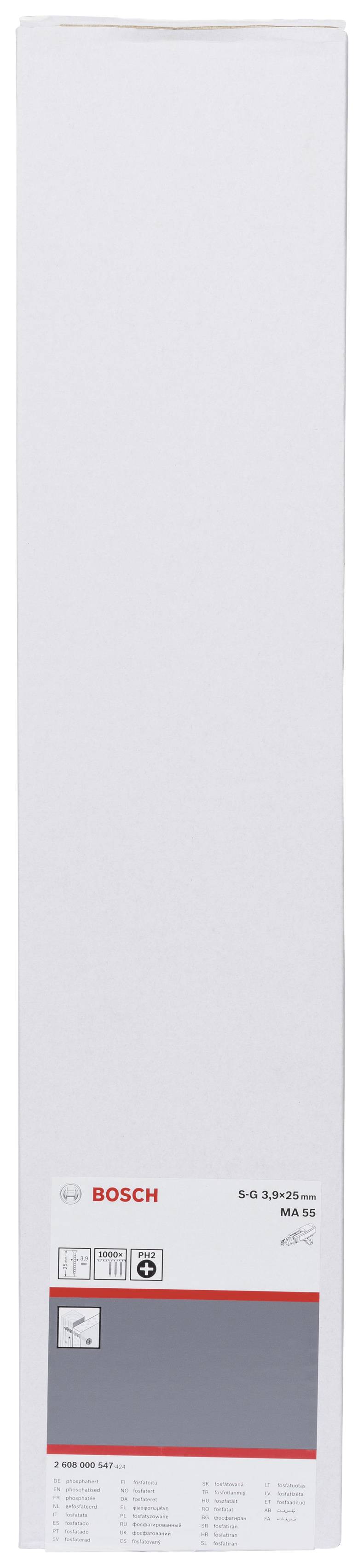 BOSCH 2608000547, Schnellbauschraube S-G 3.9x25-1