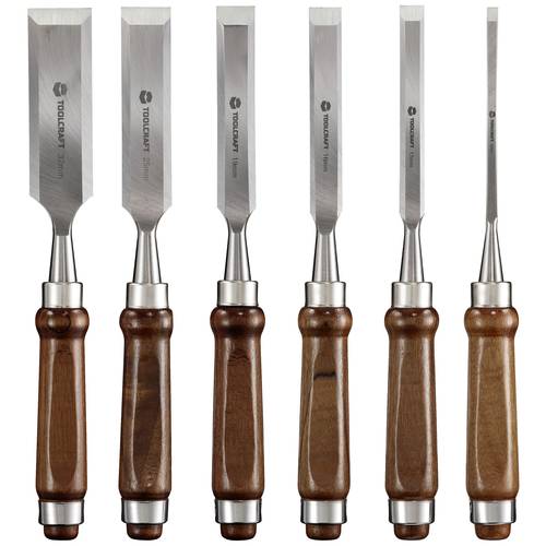 TOOLCRAFT TO-7873785 Holzmeißel, 6-tlg. Set