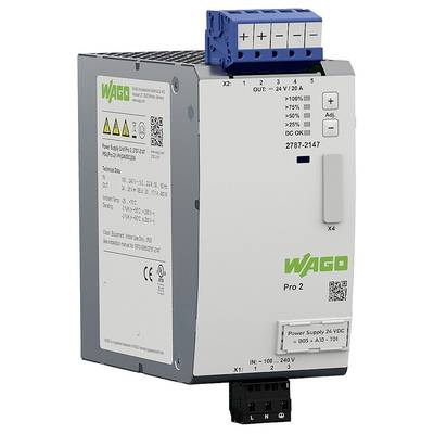 WAGO 2787-2147/000-070 Stromversorgungsgehäuse   20 A 480 W  