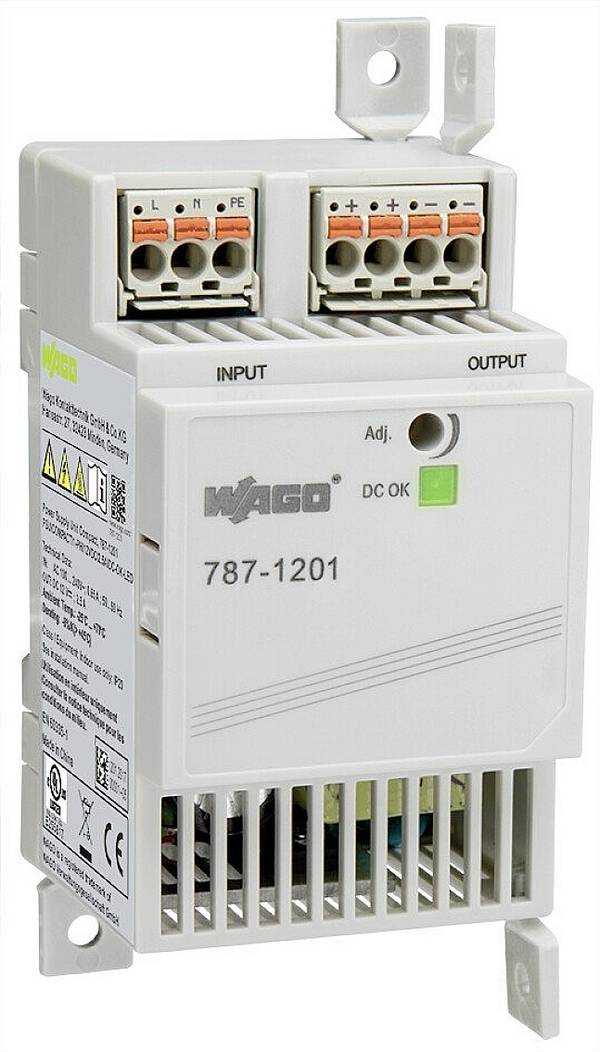 WAGO 787-1201 Stromversorgungsgehäuse 2.5 A 30 W Inhalt 1 St.