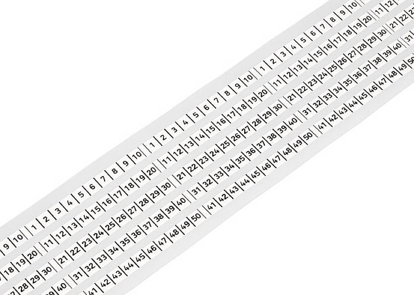 WAGO 210-834 210-834 Etiketten für Thermotransferdrucker Montage-Art: aufkleben Weiß 25 m