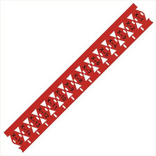 Thumbnail - WAGO 211-835/000-005 211-835/000-005 Kabelmarkierungssystem Beschriftungsfläche: 25 x 10 mm Rot Anzahl Markierer: 500 50...