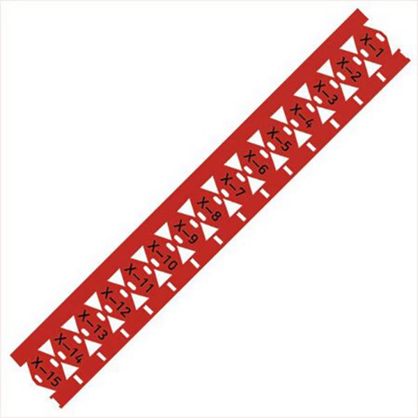 WAGO 211-835/000-005 211-835/000-005 Kabelmarkierungssystem Beschriftungsfläche: 25 x 10 mm Rot Anzahl Markierer: 500 500 St.