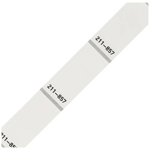 Thumbnail - WAGO 211-857 Etikett für Thermotransferbedruckung 44 x 18 mm Farbe Beschriftungsfeld: Weiß Anzahl Etiketten: 500