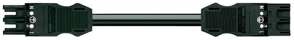 WAGO 771-9993/007-1401 Netz-Anschlusskabel Netz-Buchse - Netz-Stecker Gesamtpolzahl: 3 Schwarz 14 m 1 St.