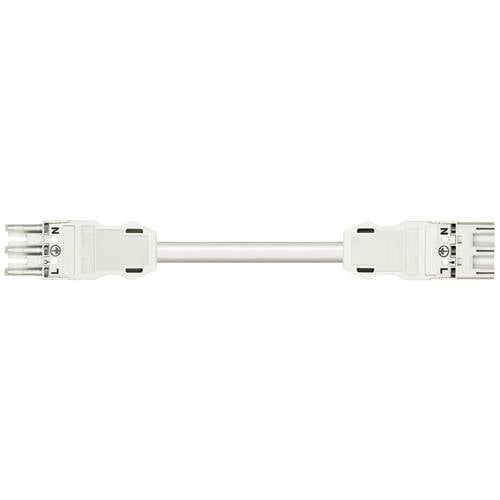 WAGO 771-9993/006-302 Netz-Anschlusskabel Netz-Buchse - Netz-Stecker Gesamtpolzahl: 3 Weiß 3 m 1 St.