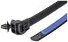 HellermannTyton 156-04097 SGT100SAHD6.5S2.0-PA66HS/TPE/PA66HS-BK/B Kabelbinder 12.7 mm Schwarz/Blau Hitzestabilisiert 1 St.