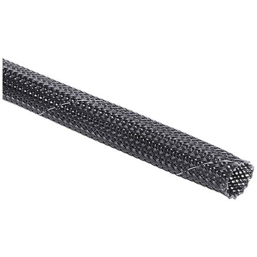 Thumbnail - HellermannTyton 170-81003 HEGPETFR06-PET-BK Geflechtschlauch Schwarz Polyester 5 bis 11 mm Meterware