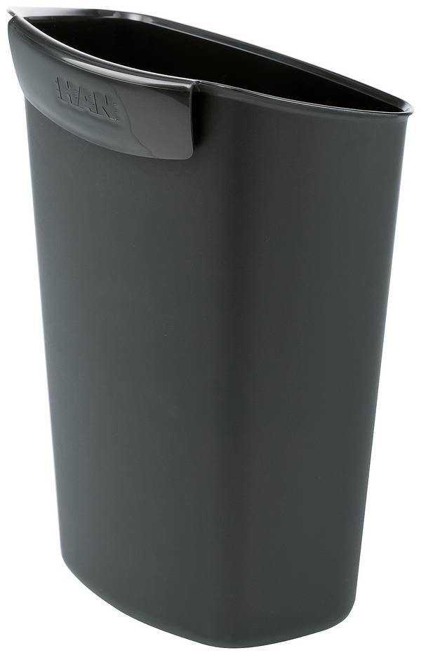 HAN HAN HAN Papierkorb GRIP 18190 18355-13  Abfalleinsatz 2.5 l (B x H x T) 18 x 25 x 12.4 cm Polypropylen Schwarz 1 St.