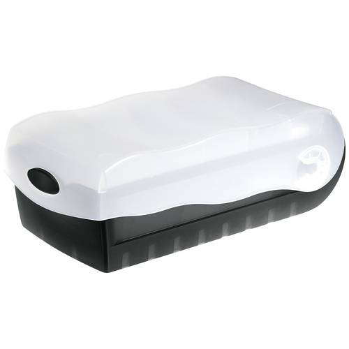 HAN CROCO 997-633 Karteibox Schwarz max. Anzahl der Karten: 900 Karten DIN A7 quer inkl. 100 linierten Karten