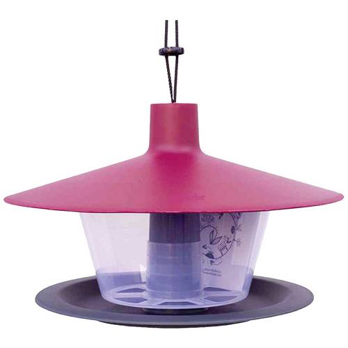 Plastia 1606970194 Vogelfutterhaus Finch rot/anthrazit 1 St.