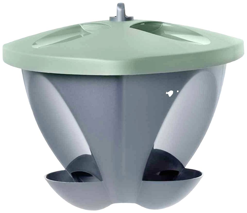 Hammarplast 9323030 Vogelfutterhaus 4L grün/anthrazit Ø 29cm 1 St.