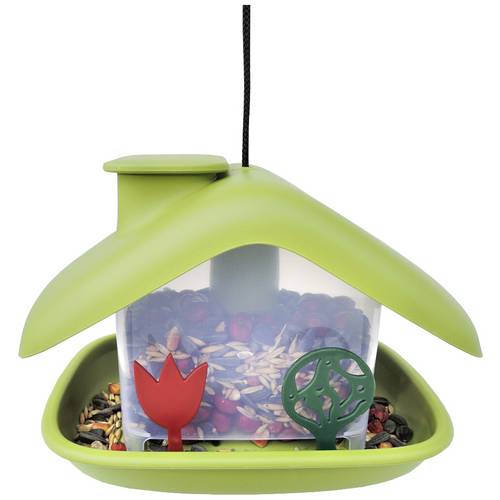Plastia 1606970120 Vogelfutterhaus Domek grün 1 St.