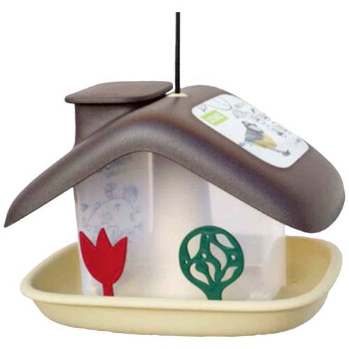 Plastia 1606970125 Vogelhaus Domek braun/beige 1 St.