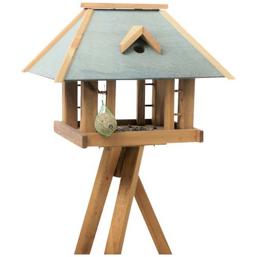 Thumbnail - Siena Garden 268721 Vogelfutterhaus Grünfink mit Ständer 1 St.