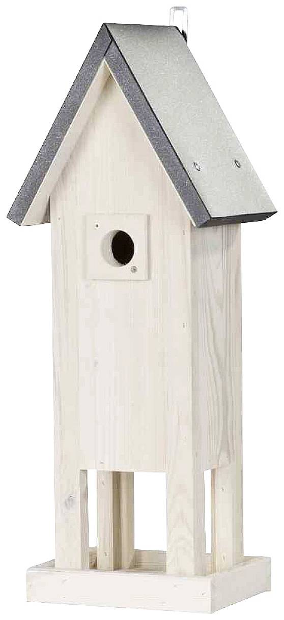 Siena Garden 37602-121 Nistkasten Luke creme mit Futterstelle 1 St.