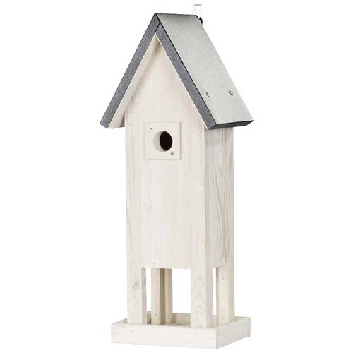 Siena Garden 37602-121 Nistkasten Luke creme mit Futterstelle 1 St.
