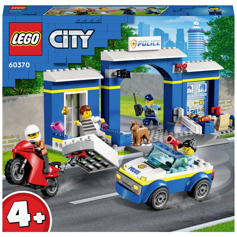 LEGO® CITY 60370 Achtervolging politiebureau
