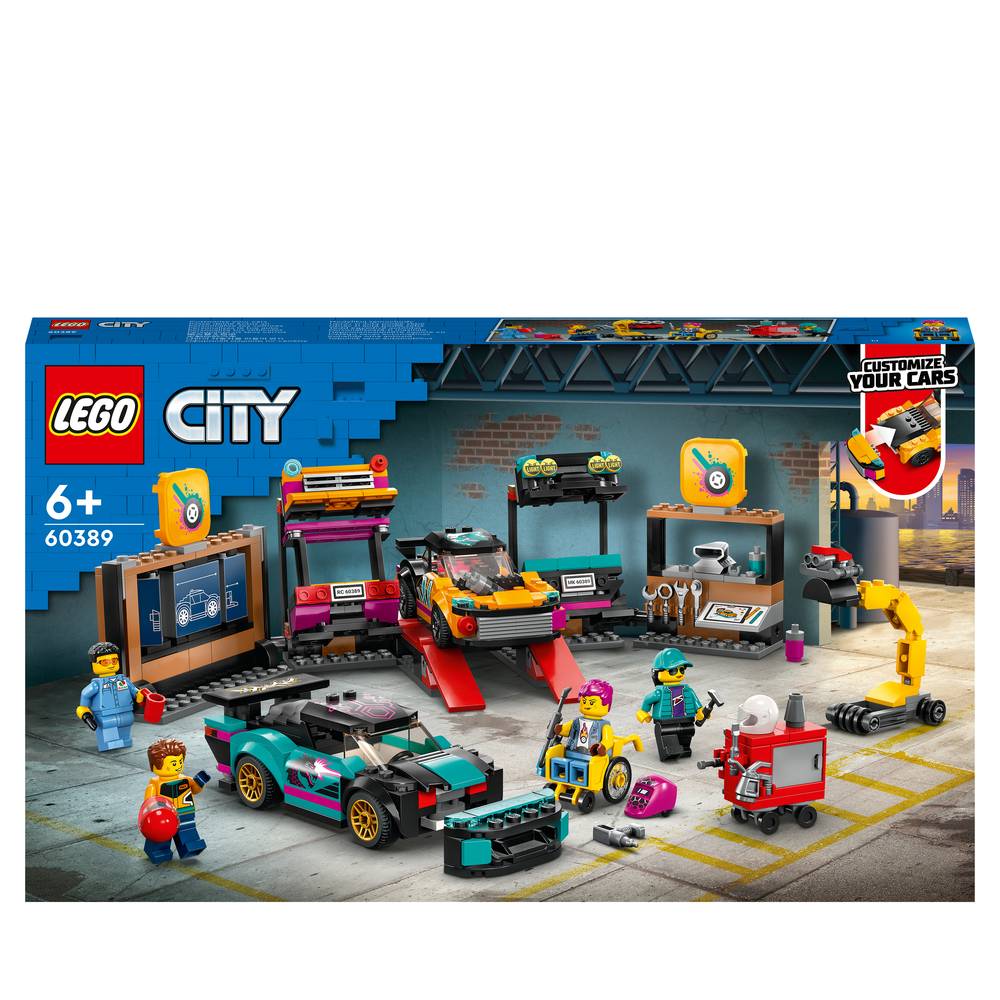 LEGO® CITY 60389 Garage voor aanpasbare autos
