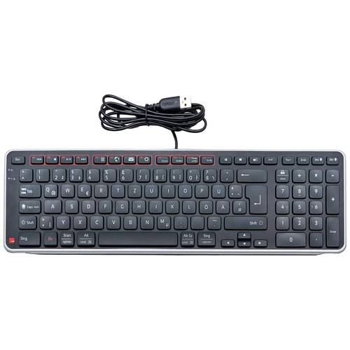 Contour Design Balance Kabelgebunden Tastatur Deutsch, QWERTZ Schwarz