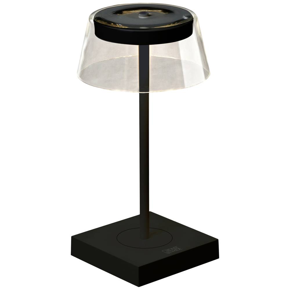 KonstSmide Oplaadbaar tafellampje Scilla zwart 7816-750