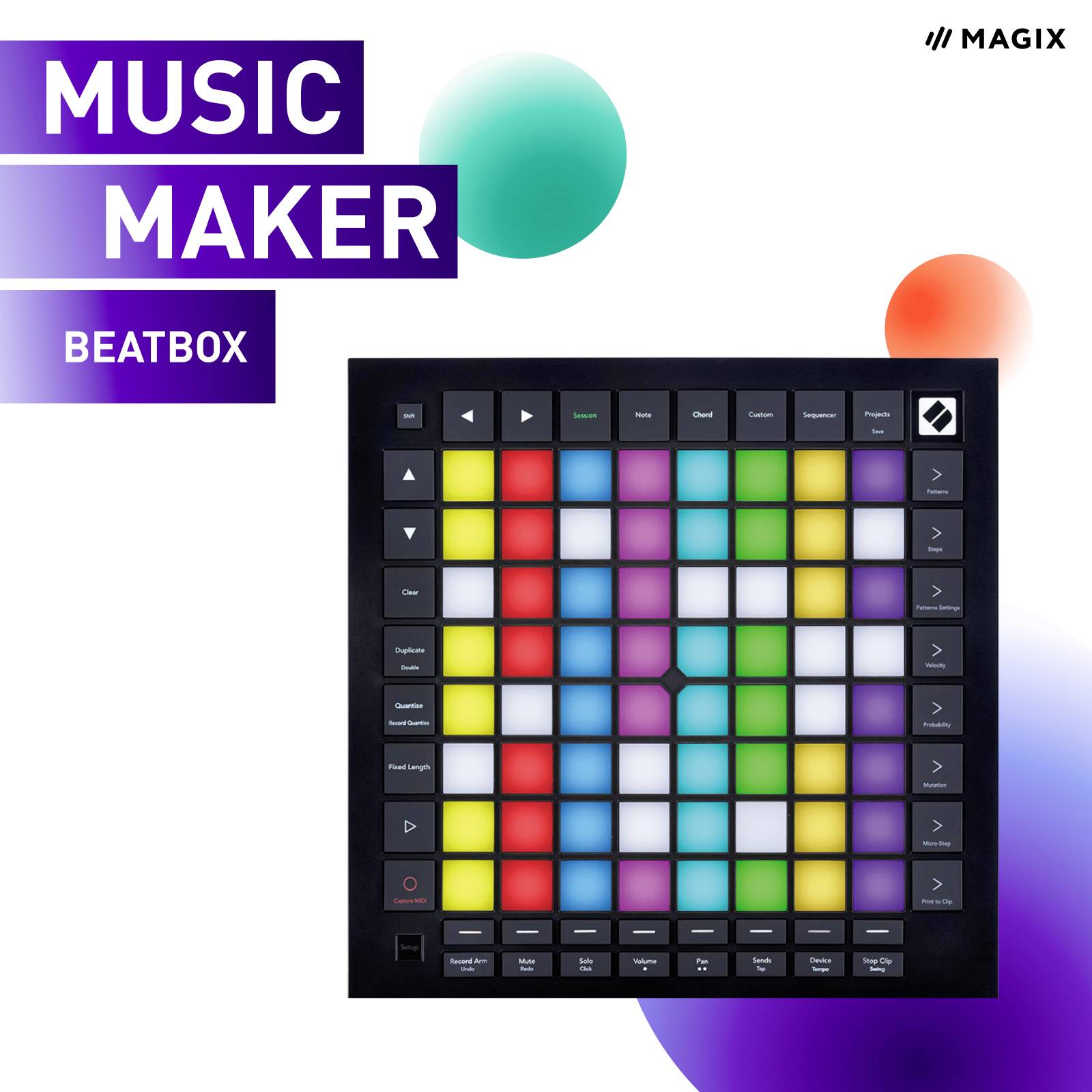 MAGIX Music Maker Beat Box 2023 Jahreslizenz, 1 Lizenz Windows Videobearbeitung (22_921513)
