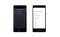 Zwei Smartphones zeigen die Einstellungsmöglichkeiten eines 'Smart Motion Sensor 360°'. Linkes Display: Bewegungen erkannt. Rechtes Display: Geräteeinstellungen.