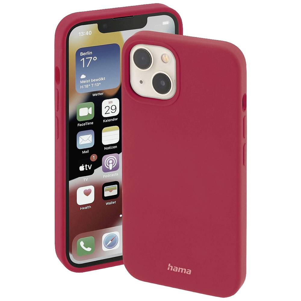 Hama MagCase Finest Feel PRO Cover Apple iPhone 14 Plus Rood