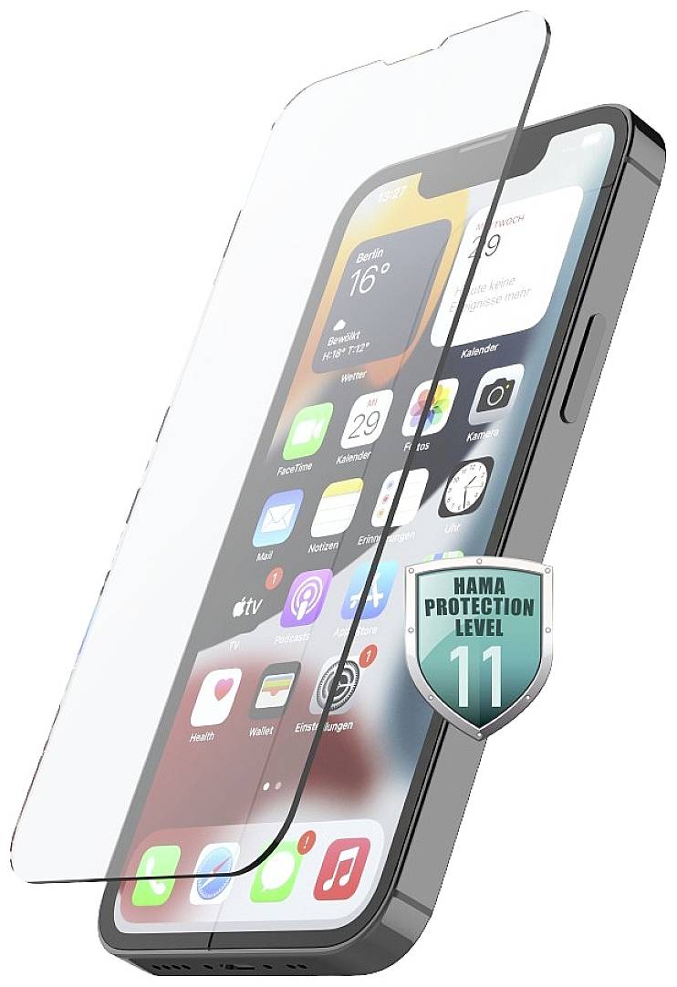 HAMA 00216355 Displayschutzfolie für Mobiltelefone Klare Bildschirmschutzfolie Apple 1 Stück(e) (002