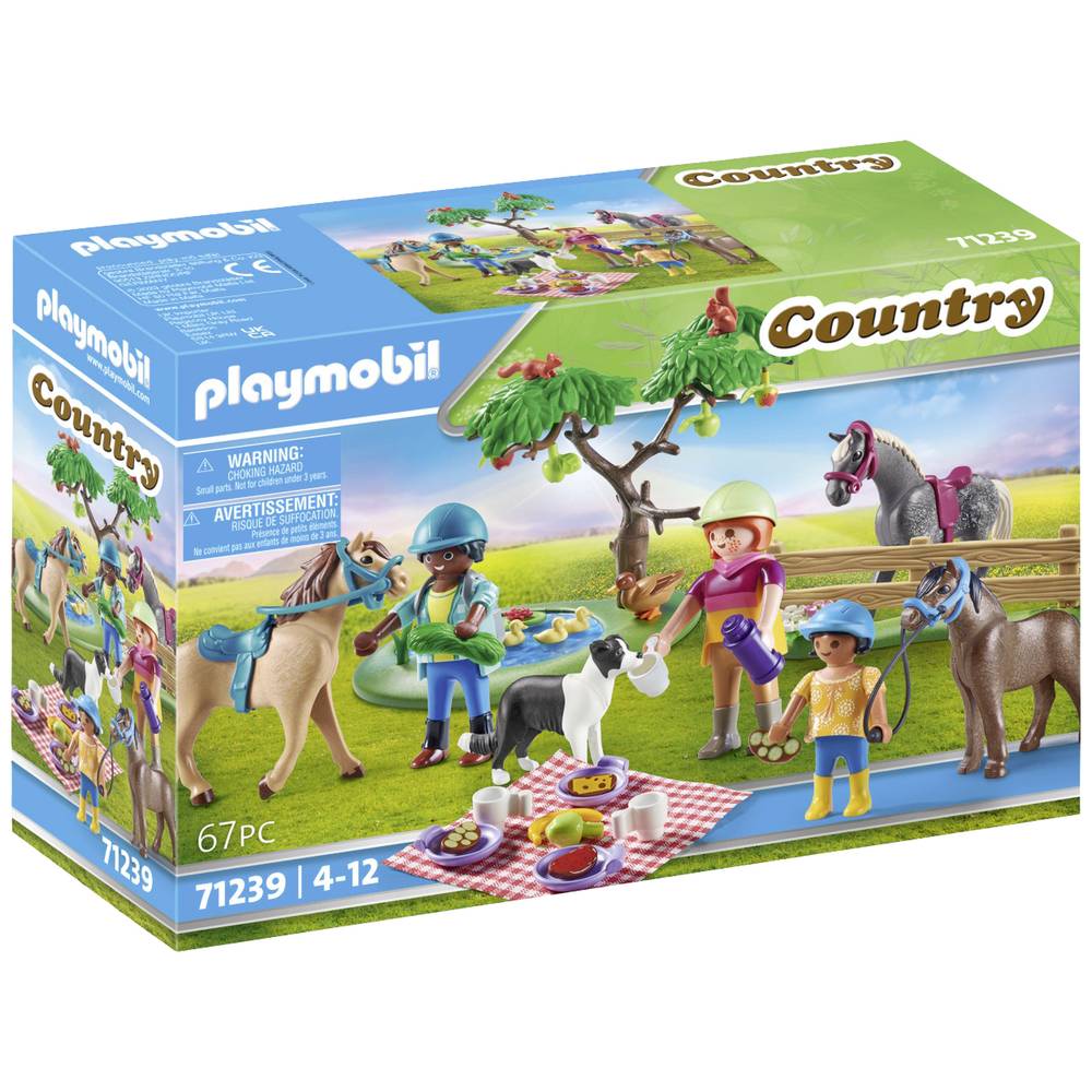Playmobil® Constructie-speelset Picknickausflug mit Pferden (71239), Country (67 stuks)