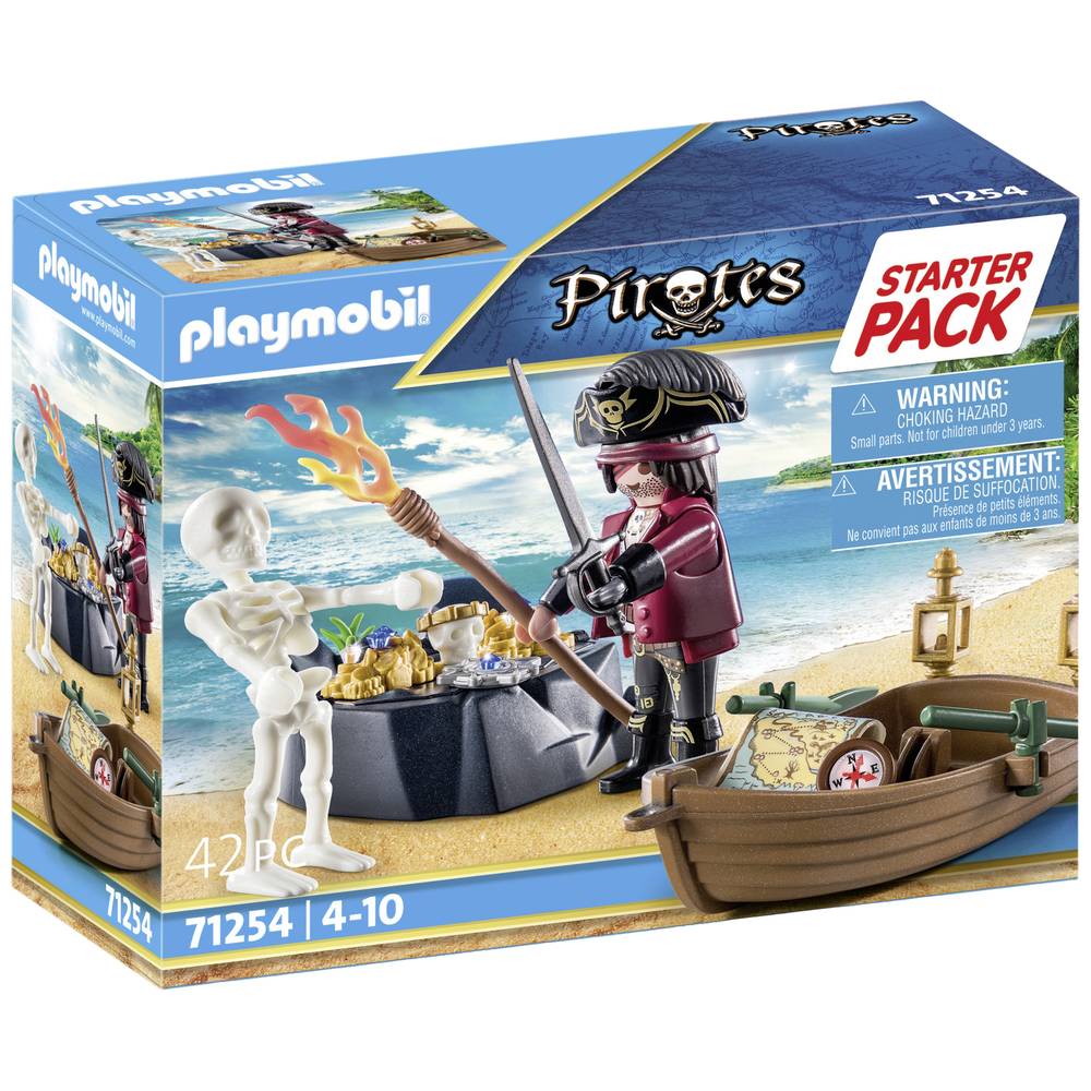 Playmobil Starter Packs Starterpack Piraat met roeiboot 71254