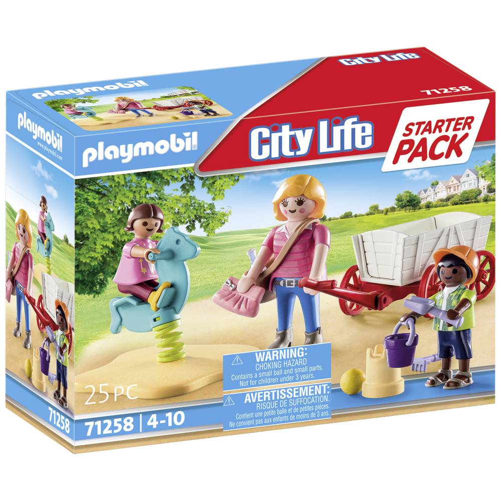 Playmobil City Life Starter Pack opvoeder met bolderwagen 71258
