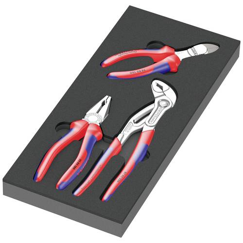Thumbnail - Wera 05150180001 Zangen-Set 3teilig Knipex, mit Schaumstoffeinlage