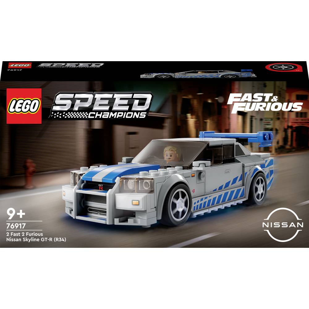 Lego Speed Champions 2 Fast 2 Furious Nissan Skyline Gt-r (R34) 76917